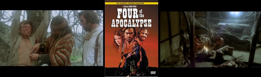 Milian and Testi; DVD Cover; The four in a ghost town